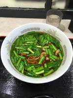 「にら醤油ラーメン 700円」@都賀西方パーキングエリア下り スナックコーナーの写真