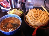 「つけめん(大)＋ちょこっと野菜」@つけ麺専門店 三田製麺所 国分寺並木店の写真