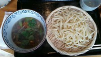 「つけ鴨うどん　1,100円」@青木屋の写真