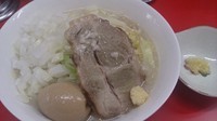 「塩ラーメン（750円）＋崩れ味玉（50円）」@麺屋 ゆうじんの写真