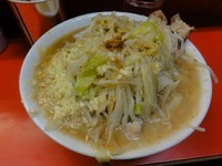 「ラーメン　600円　ニンニクマシマシ　カラメ」@ラーメン二郎 三田本店の写真