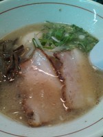 「白神ラーメン + 玉子」@豚骨ラーメン つけ麺 龍の神の写真