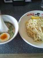 「ニラ塩」@つけ麺道 開花屋一貫 名古屋店の写真