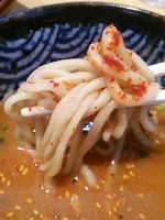 「【コラボ】くり山×らぁめん小池　海老つけめん800円」@くり山の写真