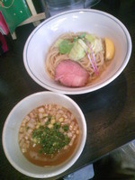 「濃厚つけ麺（粋×鶏白湯）８００円」@雨ニモマケズの写真