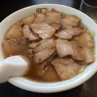 「チャーシューメン 大盛り」@喜多方ラーメン 坂内 金沢文庫店の写真