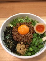 「台湾まぜそば780円麺少なめ」@麺屋 こころ 大岡山本店の写真