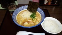 「濃厚鶏そば+玉葱」@濃厚鶏そば 築地とり食堂の写真