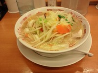 「野菜たっぷりタンメン（麺少なめ）」@日高屋 新宿中央店の写真