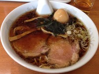 「醤油ラーメン中盛＋味玉(650円＋100円＋100円)」@尾道ラーメン 正ちゃんの写真