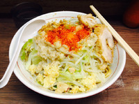 「汁なし＋全部マシ」@ラーメン二郎 横浜関内店の写真