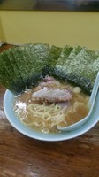 「ラーメン並 硬め のり」@まこと家の写真