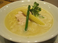 「鶏白湯SOBA　850円」@銀座 篝の写真
