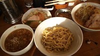 「つけ麺 小 (アブラ+魚粉)」@ラーメンの店 どでん 北浦和店の写真