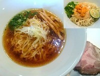 「【限定】珠玉そば650円＋感謝玉（帆立ウニソース）350円」@麺や 虎徹の写真