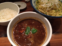 「カレーつけめん」@めん徳二代目つじ田 新橋店の写真