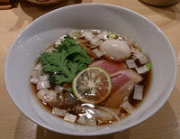 「味玉鴨そば　細麺　1000円」@紫 くろ㐂の写真