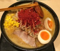 「濃厚辛味噌らーめん＋味玉（￥830＋￥100）」@らーめん道進の写真