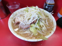 「ラーメン ＋ニンニク」@ラーメン二郎 三田本店の写真
