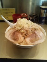 「もやしみそラーメン中盛り」@超ごってり麺 ごっつ 秋葉原店の写真