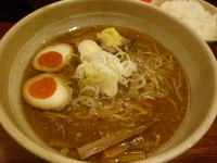 「味噌らーめん+味付玉子」@らーめん 福籠の写真