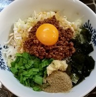 「【限定】台湾まぜそば  ８５０円」@特級鶏蕎麦 龍介の写真