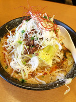 「冬の絶景味噌ふじ麺 •朱 大辛トッピング」@景勝軒 伊勢崎総本店の写真