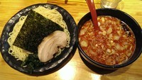 「赤つけ、大盛、麺固め」@らーめん 大桜 向ヶ丘遊園店の写真
