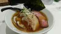 「【限定】煮干とホンビノスのラーメン￥750」@海老・特濃煮干そば まるはの写真