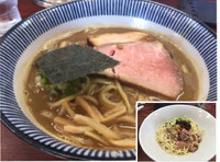 「【限定】濃密煮干しアサリそば850円、ヒゲ玉150円」@良温(Ra-on)の写真