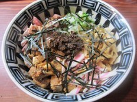 「限定　ＲｅｄＨｏｔまぜそば（８５０円）」@良温(Ra-on)の写真