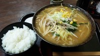 「味噌ラーメン\600」@飯店 波良食堂の写真