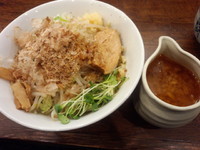 「まぜそば840円」@つけめんTETSU 御徒町ラーメン横丁店の写真