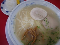「ラーメン(600円)、おにぎり(50円)」@南京ラーメン 黒門の写真