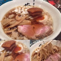 「【限定10食】かねかつ＆葵 コラボらーめん 800円」@中華そば 葵の写真