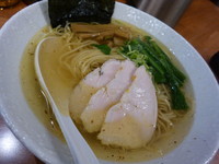 「【限定】柚子鶏の塩煮干そば」@福の神食堂の写真