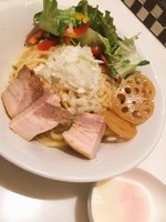 「牛油そば（温玉付き）￥750＋ビール￥400（小瓶）」@麺や 彩～iro～の写真