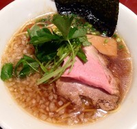 「鶏・煮干SOBA（並）850円」@銀座 篝 ラゾーナ川崎プラザ店の写真
