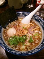 「味玉ラーメン+半チャーハン(千円)」@麺匠いわみやの写真