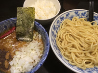 「かれあつ中盛 850円＋刻み玉ネギ 100円＋白めし 100円」@狼煙 〜NOROSHI〜の写真