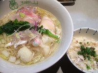 「大晦日限定 鯛出汁らぁめん小さな鯛飯付 1000円」@中華蕎麦 瑞山（ZUIZAN）の写真