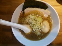 「節と白湯の中華そば（しょうゆ）【限定】」@らーめん 月の兎影の写真