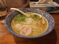 「鶏白湯ラーメン（あっさり）」@濃厚鶏白湯らーめん 麺屋一楽の写真