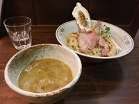 「濃厚カキつけ麺」@貝だしラーメン 貝ガラ屋の写真