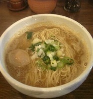 「鯛煮干しラーメン＆鯛茶漬け飯セット(限定)+味玉」@麺処 井の庄の写真