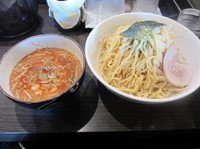 「エビ辛味噌つけ麺＋大盛（７５０＋１００＝８５０円）」@らーめん 福たけ 桜木本店の写真