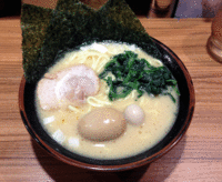 「味玉ラーメン（830円）」@横浜家系ラーメン 壱角家 八重洲店の写真