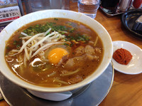 「期間限定
徳島中華そば すきたに ¥750+会員無料トッピング 」@らあめん花月嵐 久保稲荷店の写真