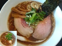 「【Facebook限定】焼きあごそば＋ミニあご雑炊＝￥900」@中華そば 田家 本店の写真