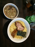 「つけめん、300g、太麺、あつもり」@らーめん こてつの写真